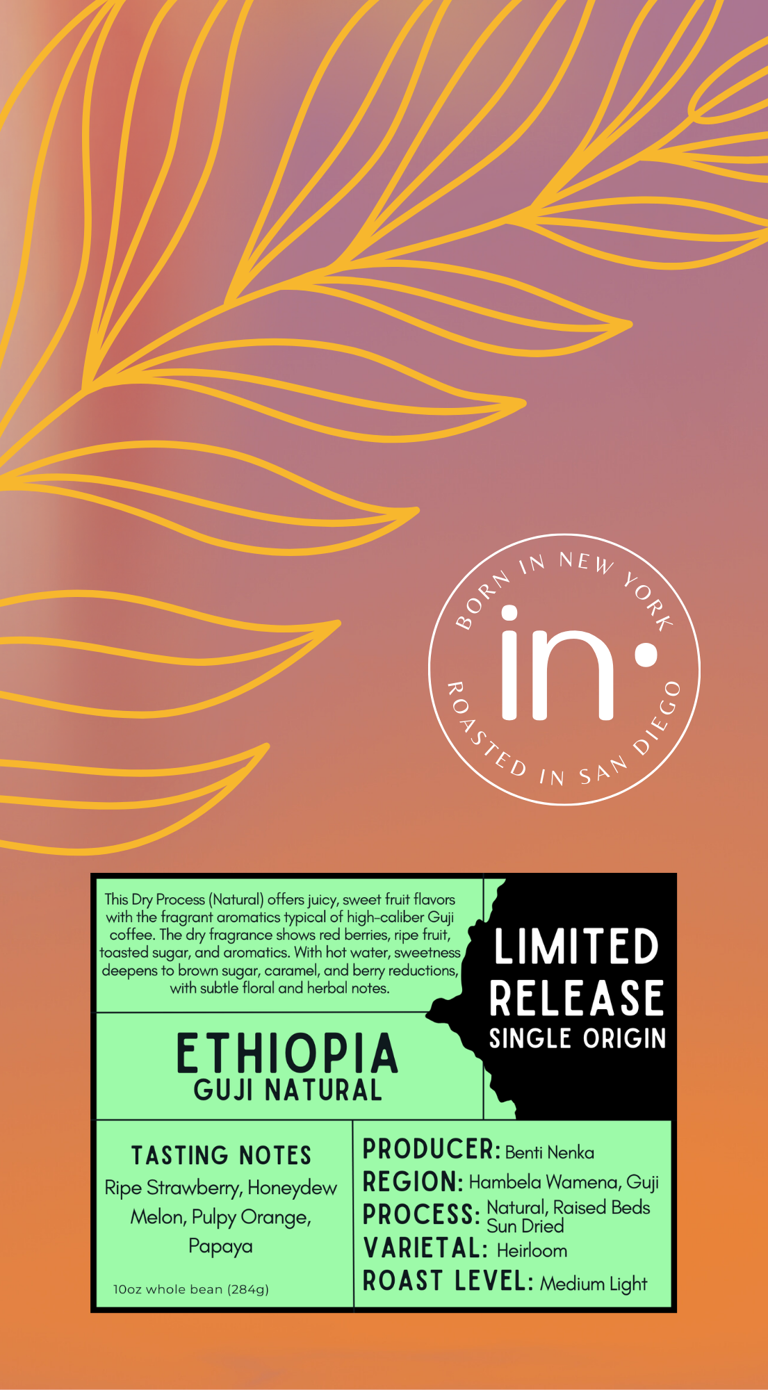 Ethiopia - Dry Process Natural