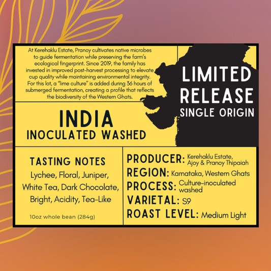 India - Culture-inoculated washed