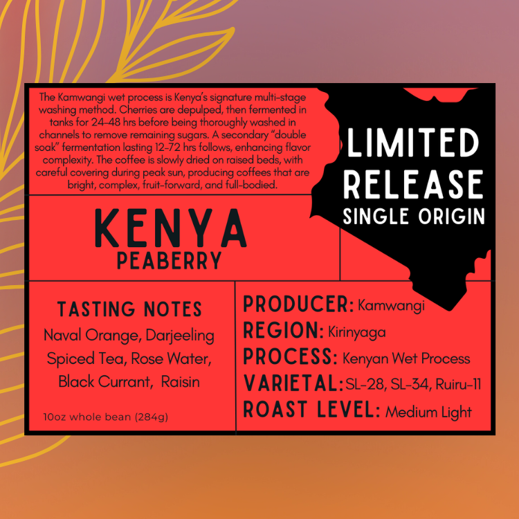 Kenya - Kirinyaga Peaberry