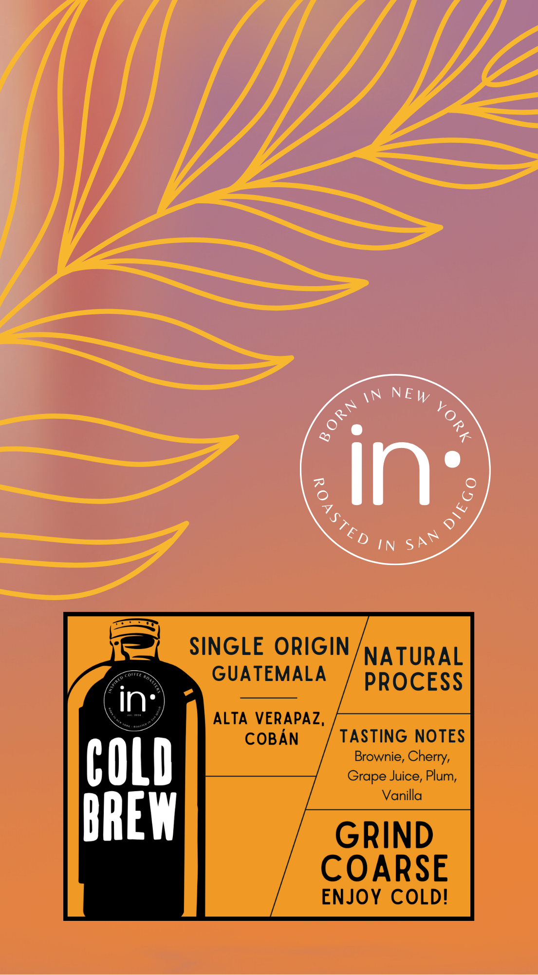 Guatemala Pura Fruta Natural - In·spired Cold Brew